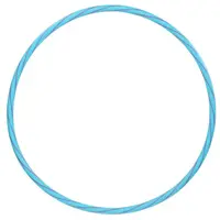 Fitforce HULAHOP60 Gymnastická obruč, modrá, veľkosť