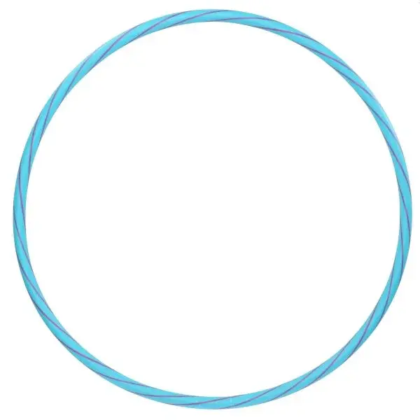 Fitforce HULAHOP60 Gymnastická obruč, modrá, veľkosť