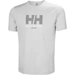 Helly Hansen HH TECH GRAPHIC UPF 50+ T-SHIRT 2.0 Pánske tričko, sivá, veľkosť