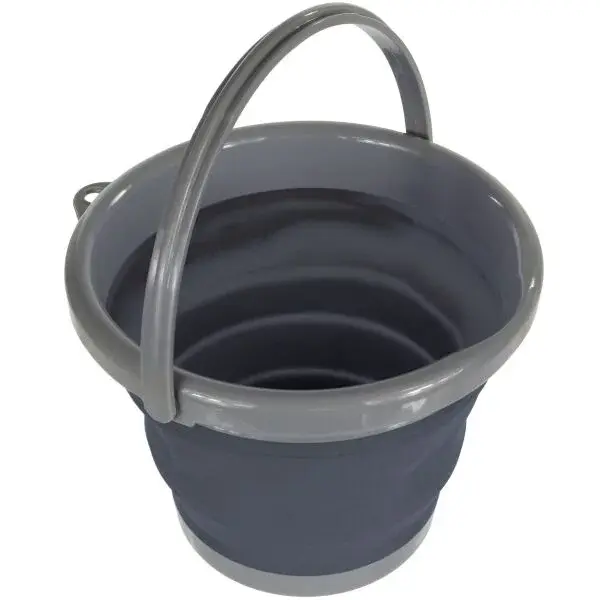 REGATTA OUTDOORS FOLDING BUCKET Outdoorový vedro, tmavo sivá, veľkosť