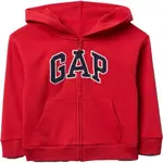 GAP V-FRCH LOGO Chlapčenská mikina, červená, veľkosť 3Y