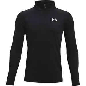 Under Armour TECH 2.0 1/2 ZIP Chlapčenské tričko s dlhým rukávom, čierna, veľkosť L