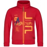 LOAP DORAN Chlapčenská mikina, červená, veľkosť 112-116