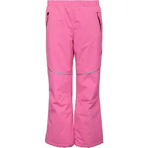 Lewro DARAN Vodoodolné detské zateplené nohavice, ružová, veľkosť 152-158