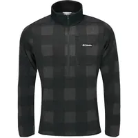 Columbia SWEATER WEATHER PRINTED 1/2 ZIP Pánsky sveter, čierna, veľkosť