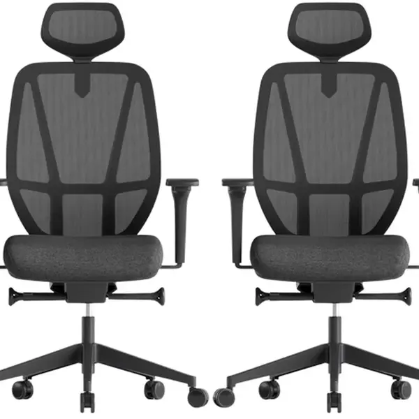 MERCURY 2PACK Ergonomická kancelářská židle AFRODITE černá (2 ks)