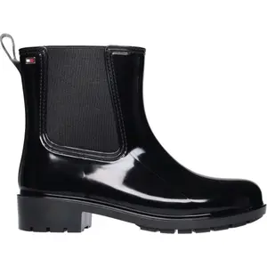 Tommy Hilfiger FLAG RAINBOOT Dámske gumáky, čierna, veľkosť