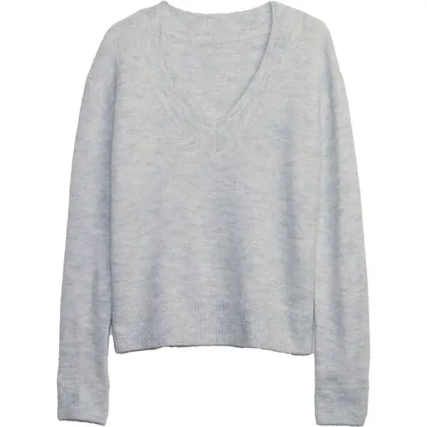 GAP V-FOREVERCOZY Dámsky sveter, sivá, veľkosť