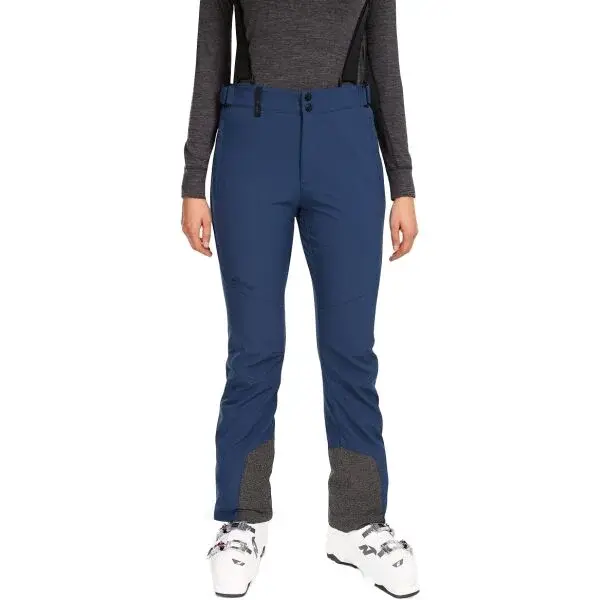 KILPI RHEA Dámske softshellové lyžiarske nohavice, tmavo modrá, veľkosť