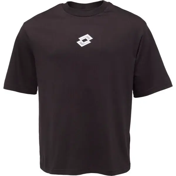Lotto LOGO METAL TEE Pánske tričko, čierna, veľkosť