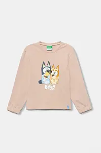 Detská bavlnená mikina United Colors of Benetton