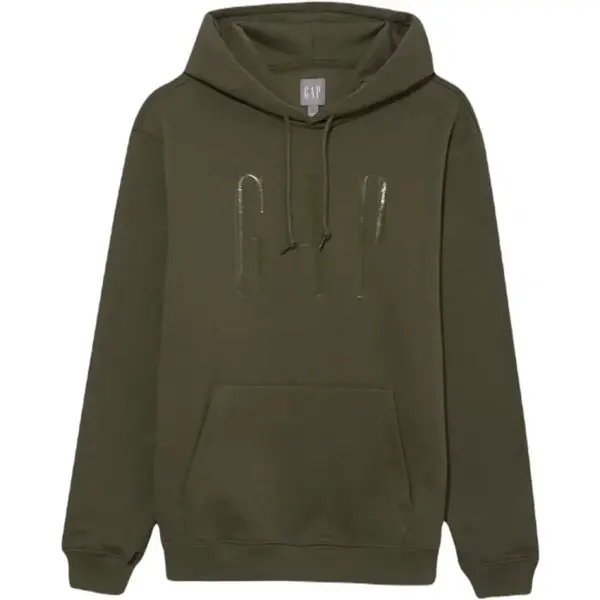 GAP SHINE LOGO Pánská mikina, khaki, veľkosť