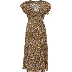 Billabong PICNIC DATE Dámske šaty, hnedá, veľkosť