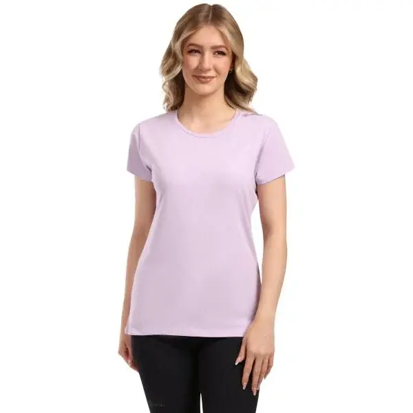 KILPI PROMO Dámske bavlnené tričko, fialová, veľkosť