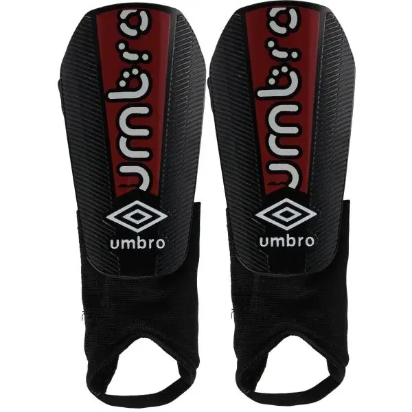 Umbro CYPHER GUARD W/ANKLE SOCK - JNR Detské futbalové chrániče, čierna, veľkosť