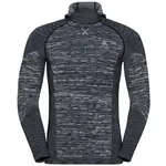 Odlo BL TOP WITH FACEMASK L/S BLACKCOMB ECO Pánske tričko s integrovanou kuklou, tmavo sivá, veľkosť XXL