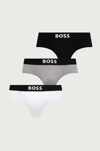BOSS  přiléhavé boxerky pánské bavlněné s elastanem HipBr 3-pack