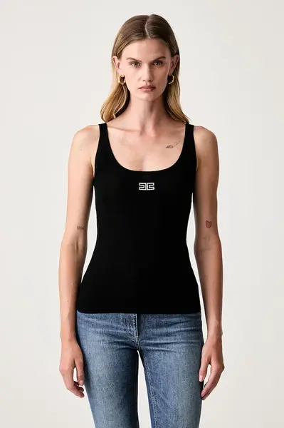 Elisabetta Franchi top dámsky s vlnou