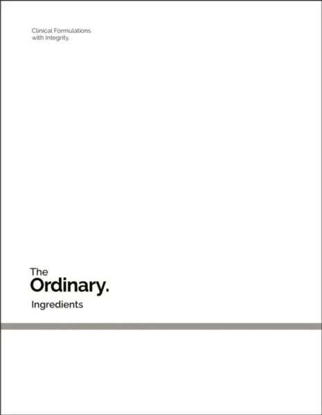 Ingredients - The Ordinary