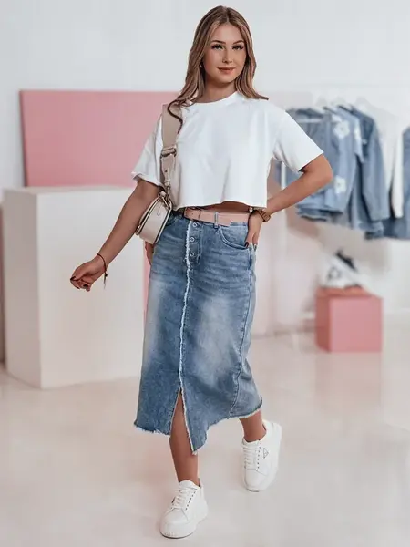 Dámská džínová midi sukně VINTAGO