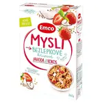 EMCO Mysli bezlepkové jahoda a kokos 340 g