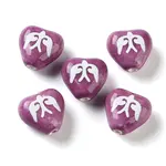 Printed Handmade Porcelain Beads