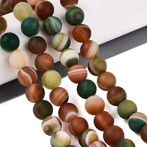 Natural Agate Beads Strands