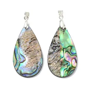 Natural Paua Shell Pendants
