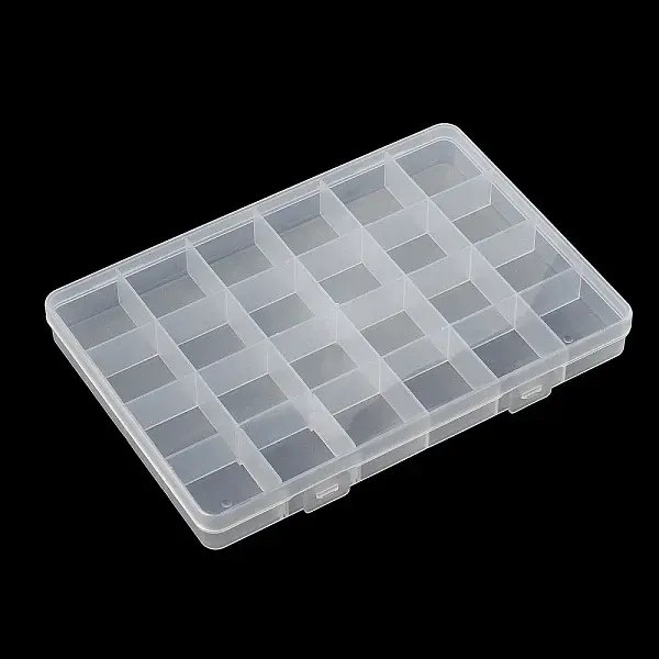 Transparent Plastic Bead Storage Containers