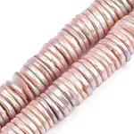 Electroplated Shell Pearl Beads Strands