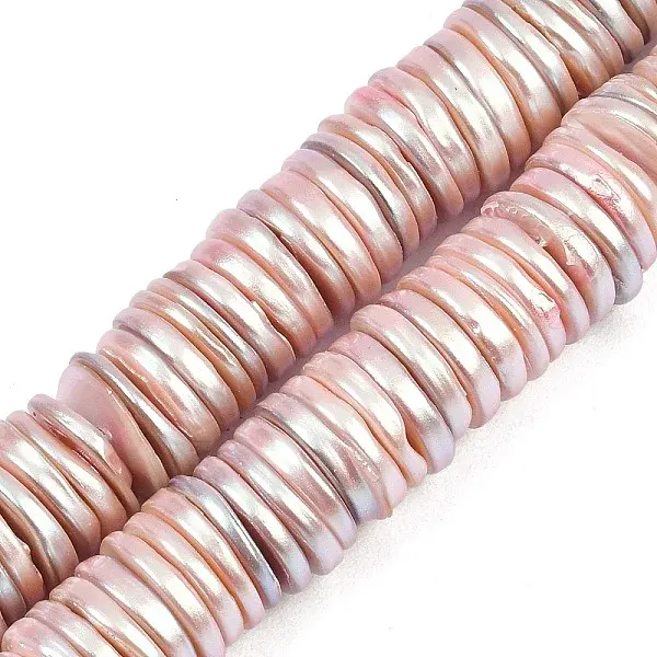 Electroplated Shell Pearl Beads Strands