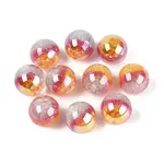 UV Plating Luminous Round Resin Beads