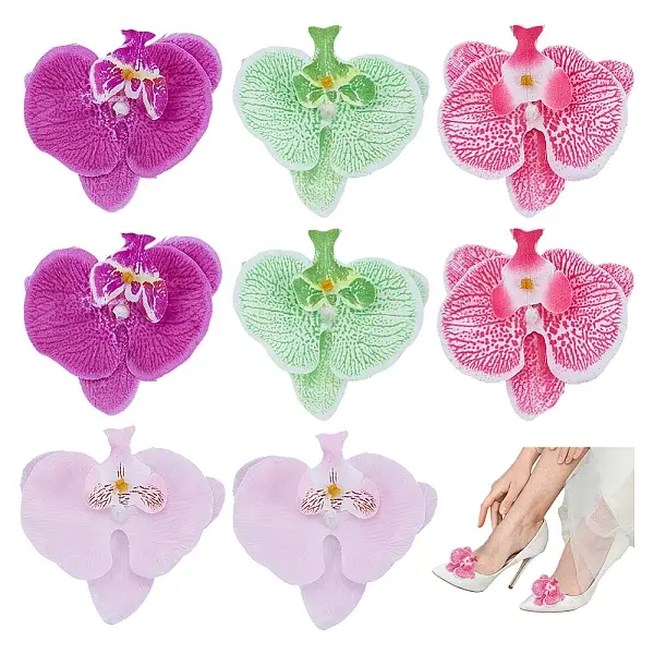 8Pcs 4 Styles Iron Shoe Clip