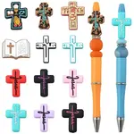 12Pcs 12 Styles Silicone Beads
