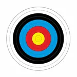 Papírový terč Yate průměr 80 cm 10 ks