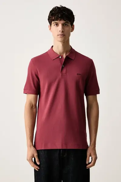 BOSS polo tričko pánske bavlnené Pallas