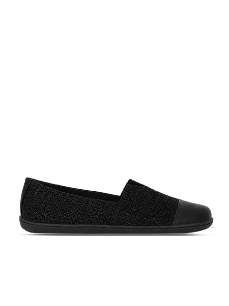 Barefoot mokasíny Be Lenka Rosaluna Tweed - Black