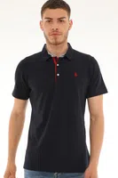 T8582 DEWBERRY MEN'S T-SHIRT-NAVY BLUE