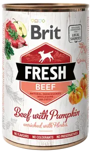 Konzerva Brit Fresh Beef with Pumpkin 400g