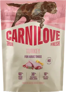 Granule CARNILOVE True Fresh pro dospělé psy krůta 1,5 kg
