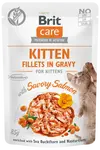 Kapsička Brit Care Cat Kitten Fillets in Gravy with Savory Salmon 85g