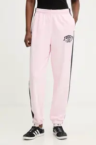 Juicy Couture  tepláky dámské s bavlnou CREST TRACKPANT