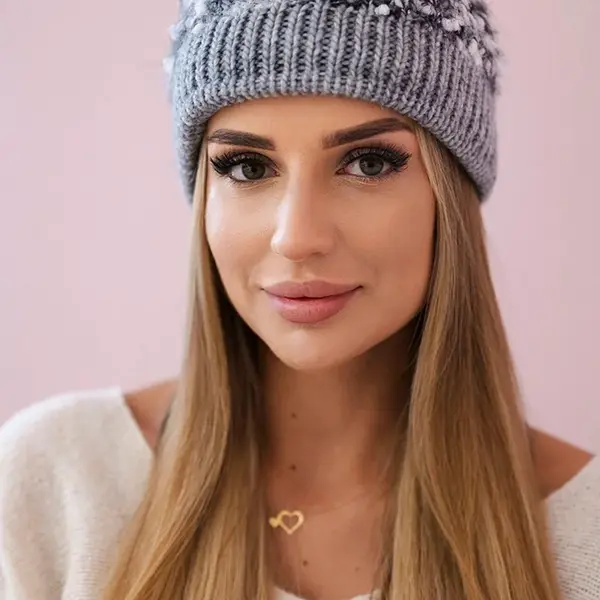 Kesi Bublinková čepička K219 šedá