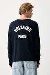 Zadig&Voltaire  tričko s dlouhým rukávem pánské bavlněné MONASTIR