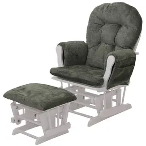 MCW RELAXAČNÍ KŘESLO Zelené, bílé
