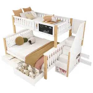 FLIEKS DĚTSKÁ PATROVÁ POSTEL 90x200 140x200 Tabule Zásuvky