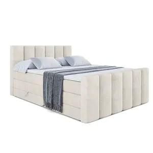 ALTDECOR POSTEL boxspring BOXI1-Z KING – 180 × 200 – H3/H4 – krémová