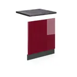 Vicco PŘEDNÍ PANEL R-Line Červená 60 cm , AP Anthracite