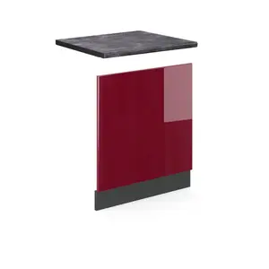 Vicco PŘEDNÍ PANEL R-Line Červená 60 cm , AP Anthracite