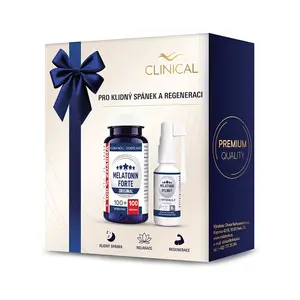 CLINICAL Melatonin Forte Original + Melatonin spray 1+1 – dárková sada